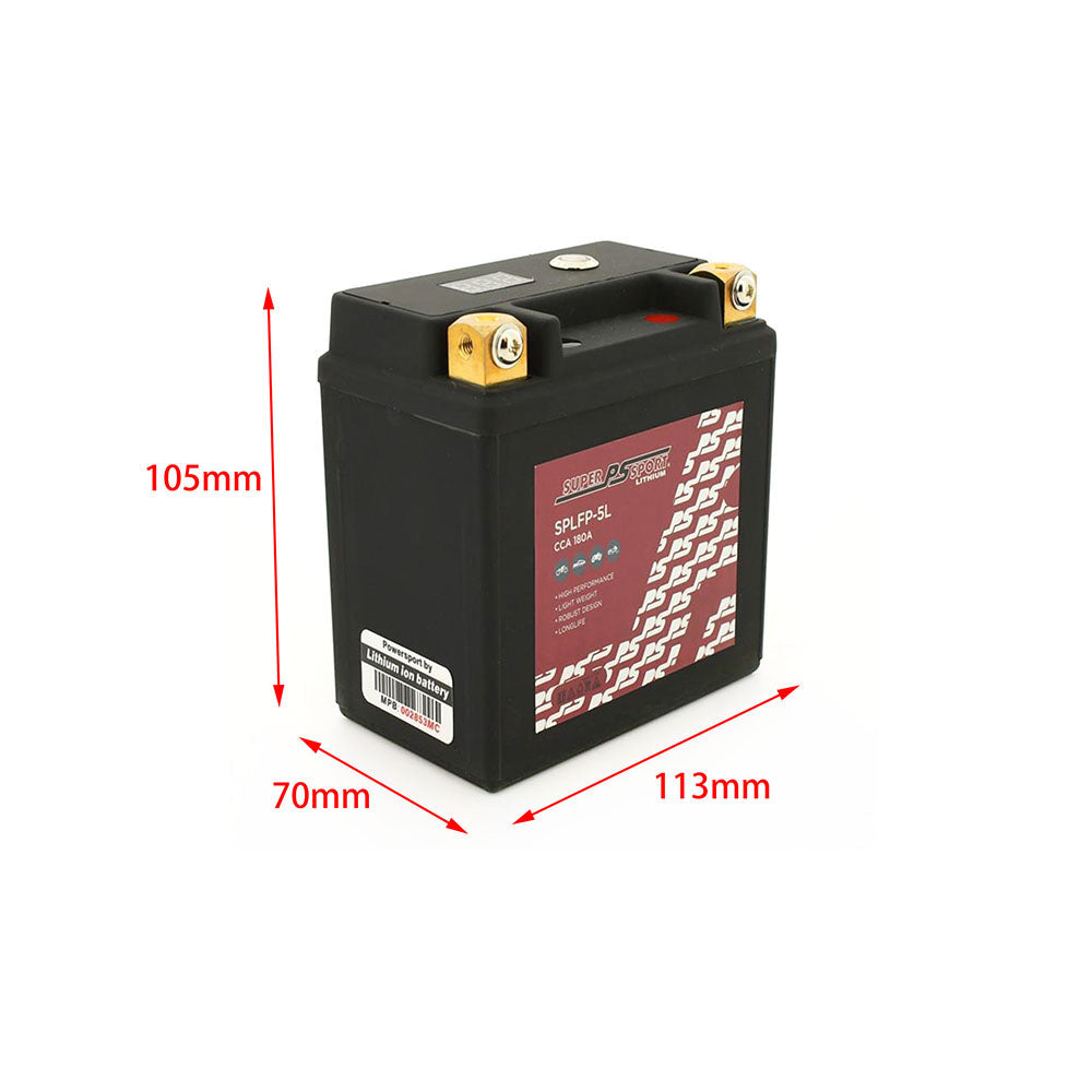 Power Sonic Super Sport Lithium Battery 12V Fit Honda CRF250F Husqvarna Kawasaki KTM Yamaha Suzuki etc.