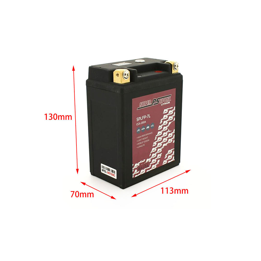 Power Sonic Super Sport Lithium Battery 12V Fit Honda CBR300R Kawasaki Suzuki Yamaha KTM etc.