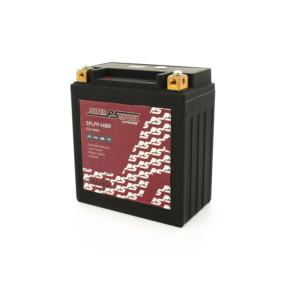Power Sonic Super Sport Lithium Battery 12V Fit Honda VT1100C VTX1300C Shadow Kawasaki Suzuki Yamaha etc.