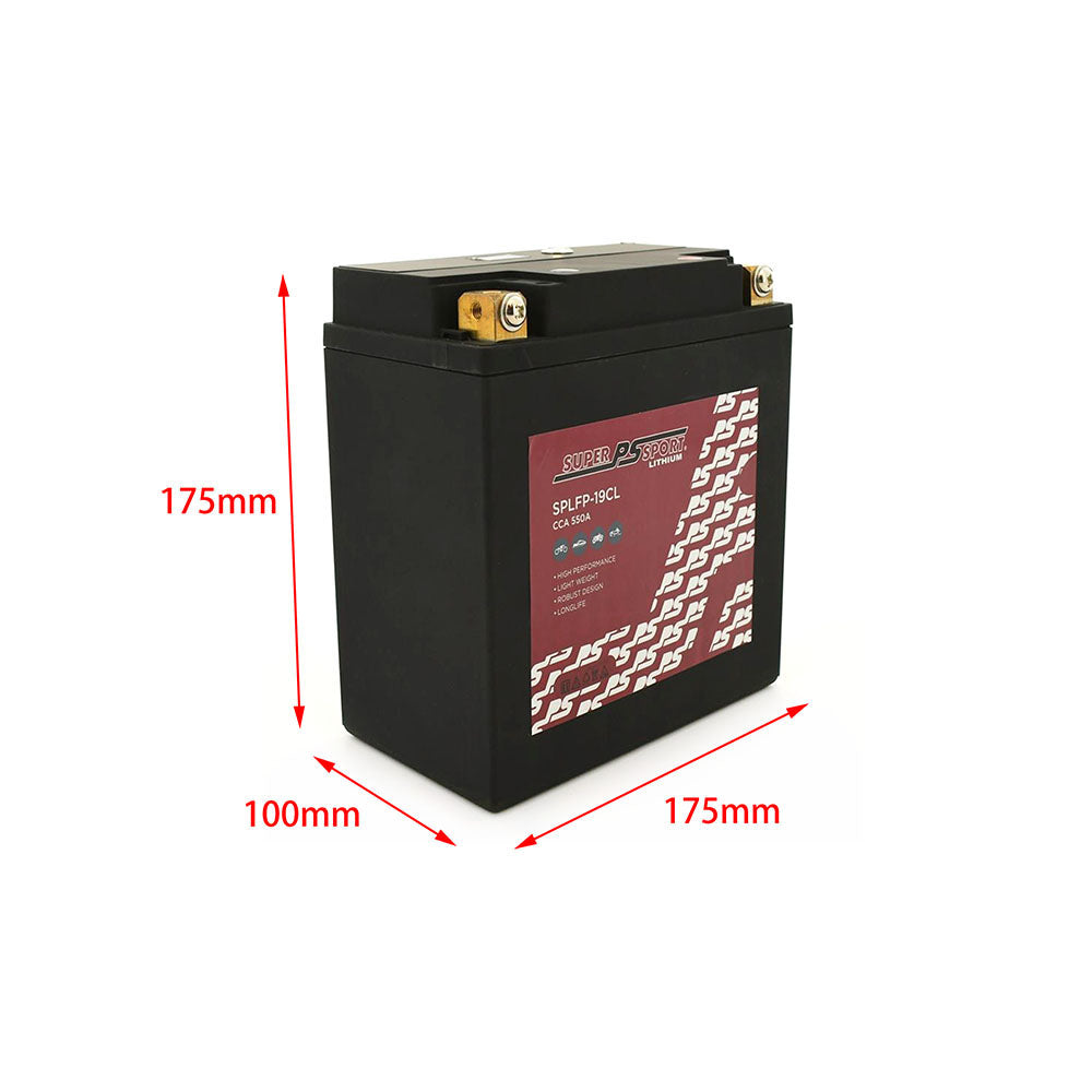 Power Sonic Super Sport Lithium Battery 12V Fit Kawasaki KAF450 Mule 1000 Polaris Yamaha etc.