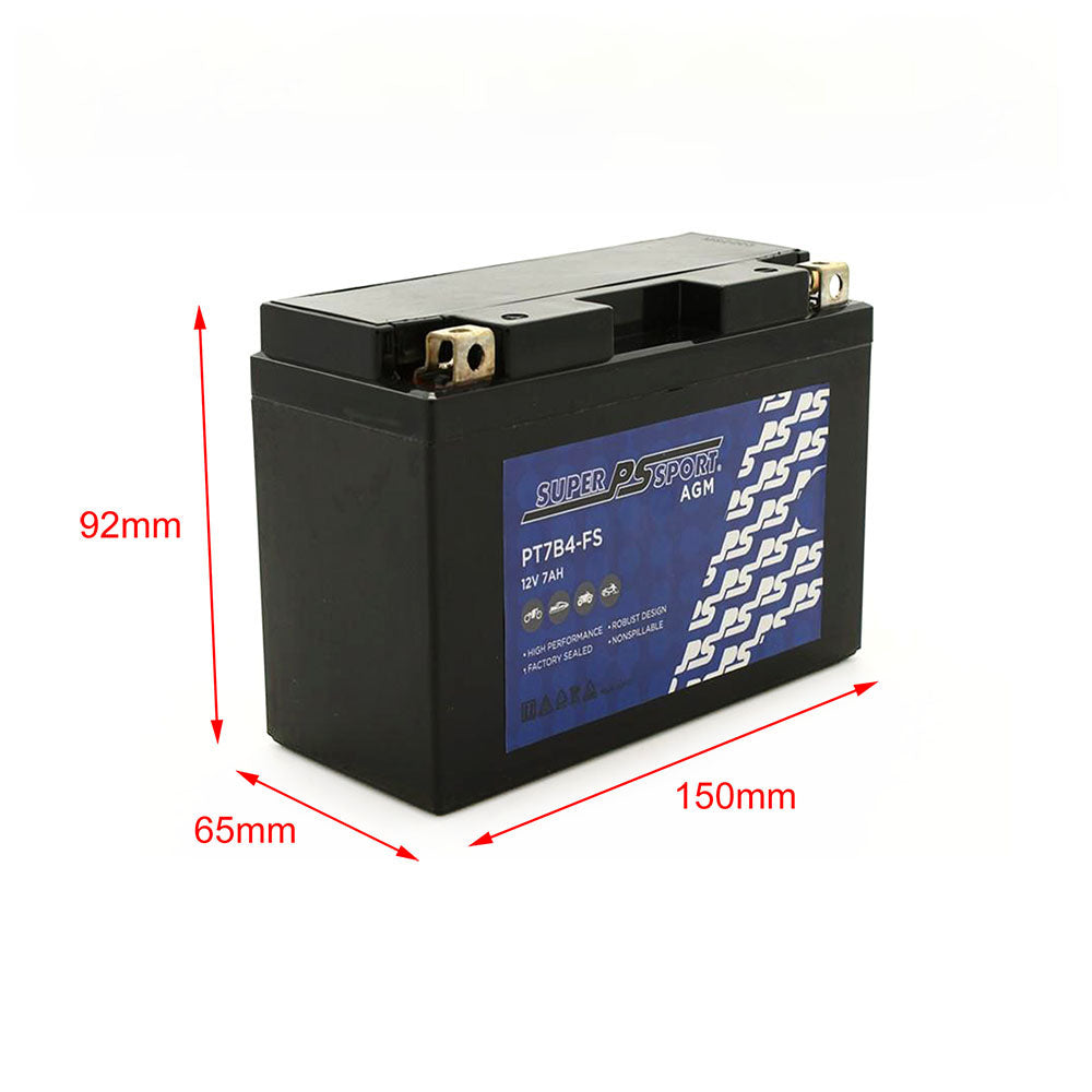 Power Sonic Super Sport AGM Battery 12V Fit Ducati 959 Panigale Kawasaki Suzuki Triumph Yamaha etc.