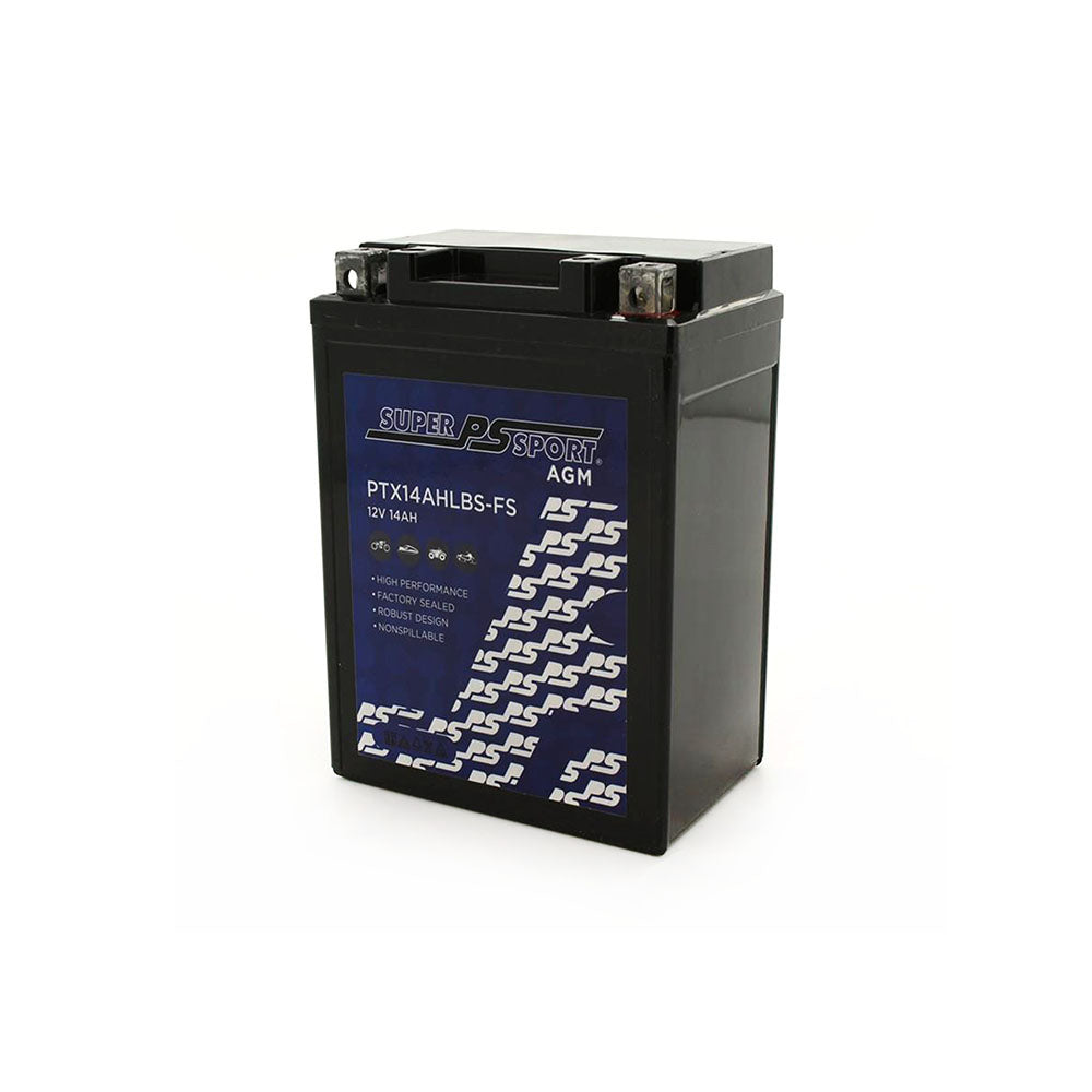 Power Sonic Super Sport AGM Battery 12V Fit Honda CX500T Ducati Kawasaki Suzuki Yamaha etc.