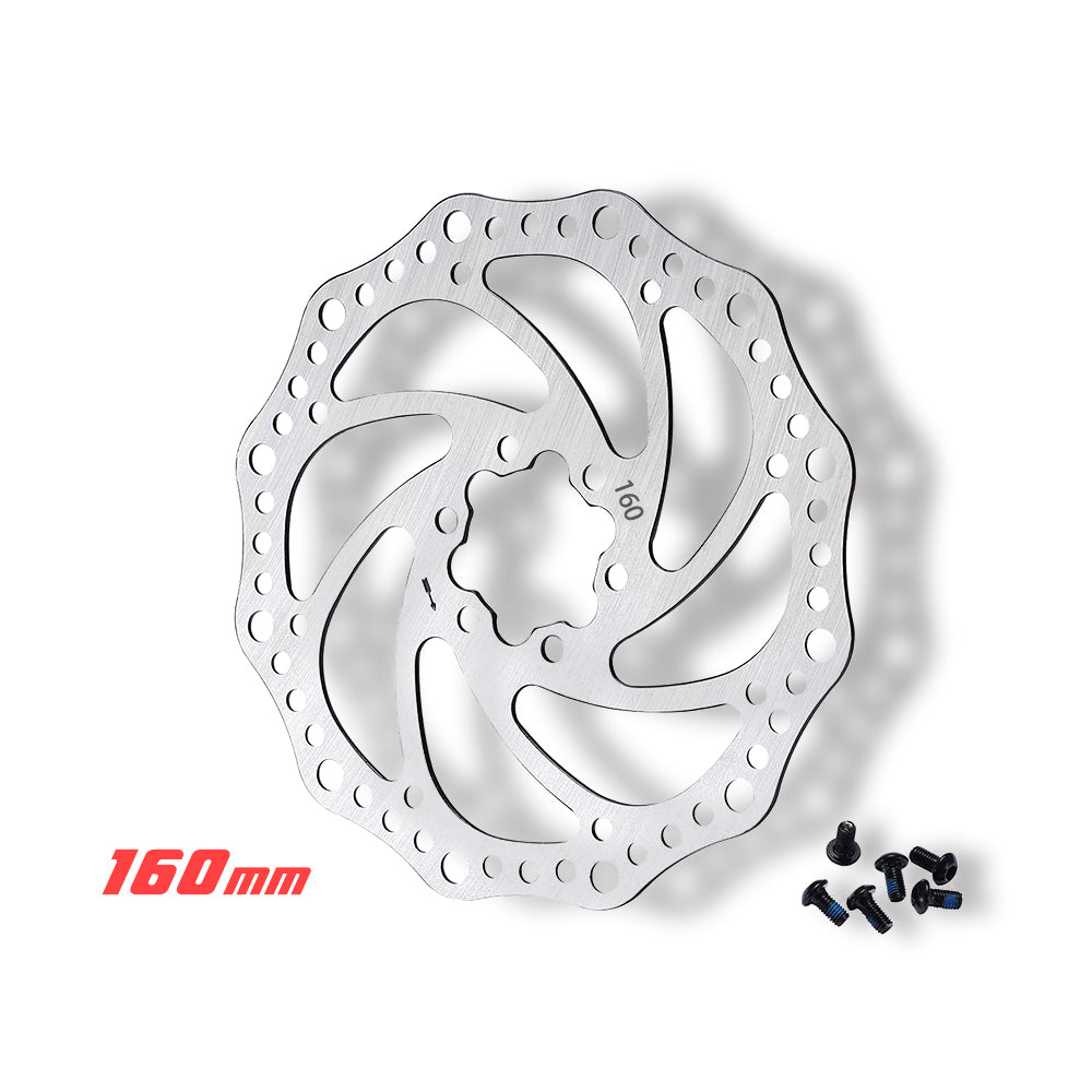 1X 160mm Mountain Bike Bicycle Hydraulic Disc Brake Rotor +6x Bolts AU Stock
