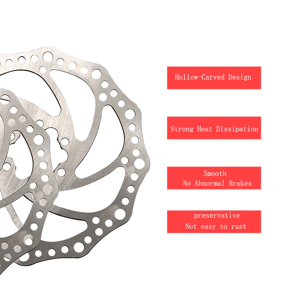 1X 180mm Mountain Bike Bicycle Hydraulic Disc Brake Rotor +6x Bolts AU Stock