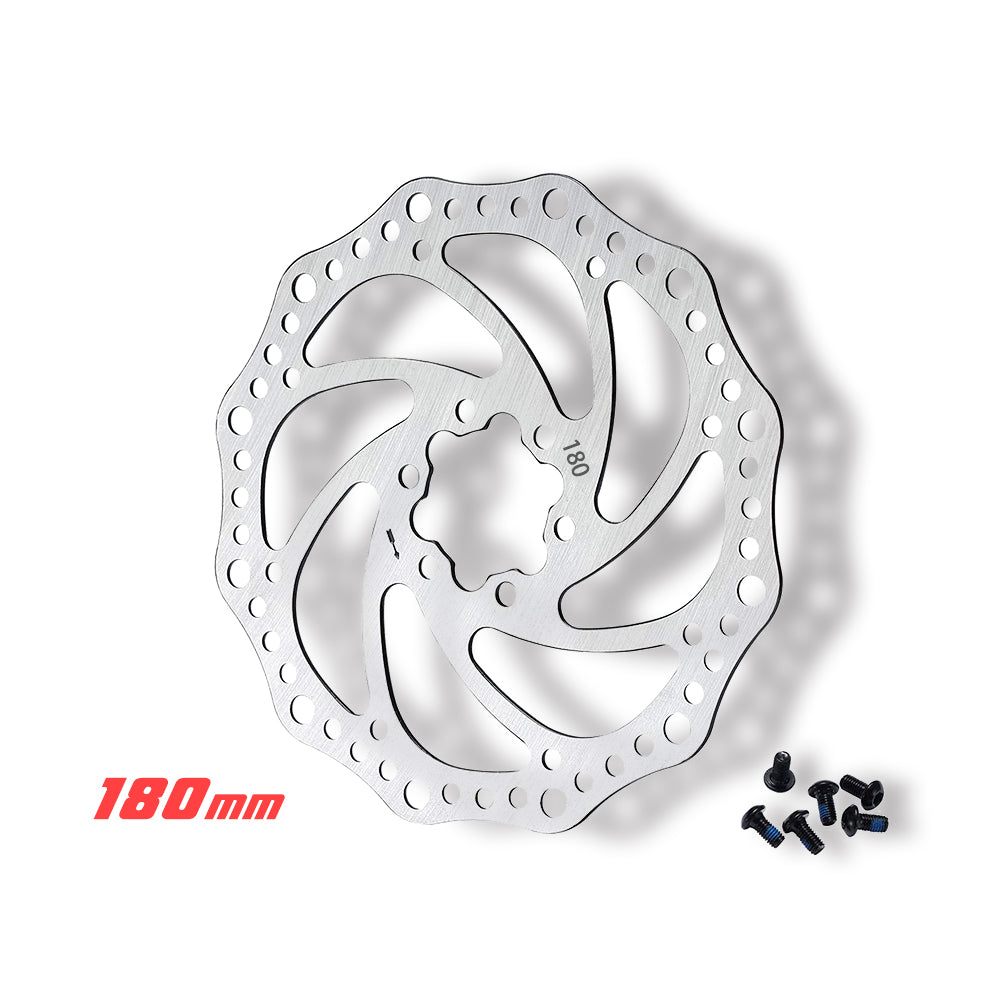 1X 180mm Mountain Bike Bicycle Hydraulic Disc Brake Rotor +6x Bolts AU Stock