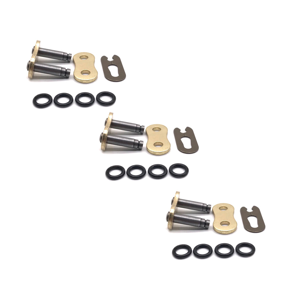 3Pcs Motorcycle JLC-420H-O Ring Master Joint Joining Link Clip Type For #420 Chain