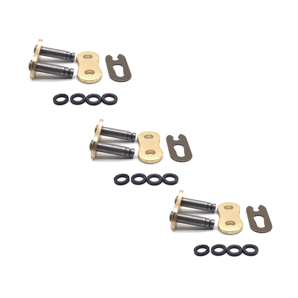 3Pcs Motorcycle JLC-530H-X Ring Master Joint Joining Link Clip Type For #530 Chain