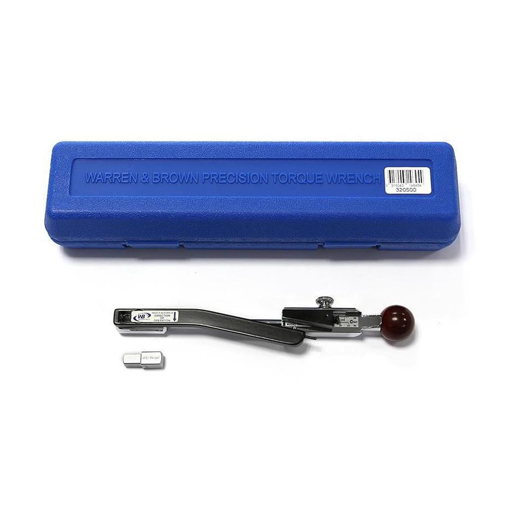 Warren & Brown W003 Deflecting Beam torque wrench 1/4" Square Drive 1-25Nm Dual-Signal
