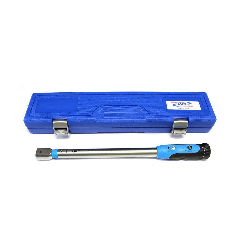 Warren & Brown Interchangeable Head Screen Torque Wrench 14x18mm Drive 40 - 200Nm