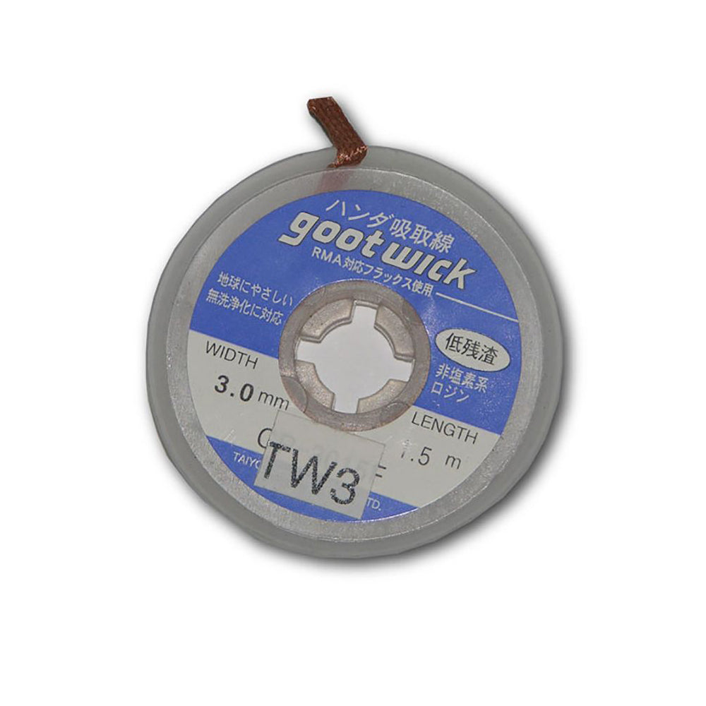 Warren & Brown 3.0mm Techwick Absorbent Desolder Braid High quality