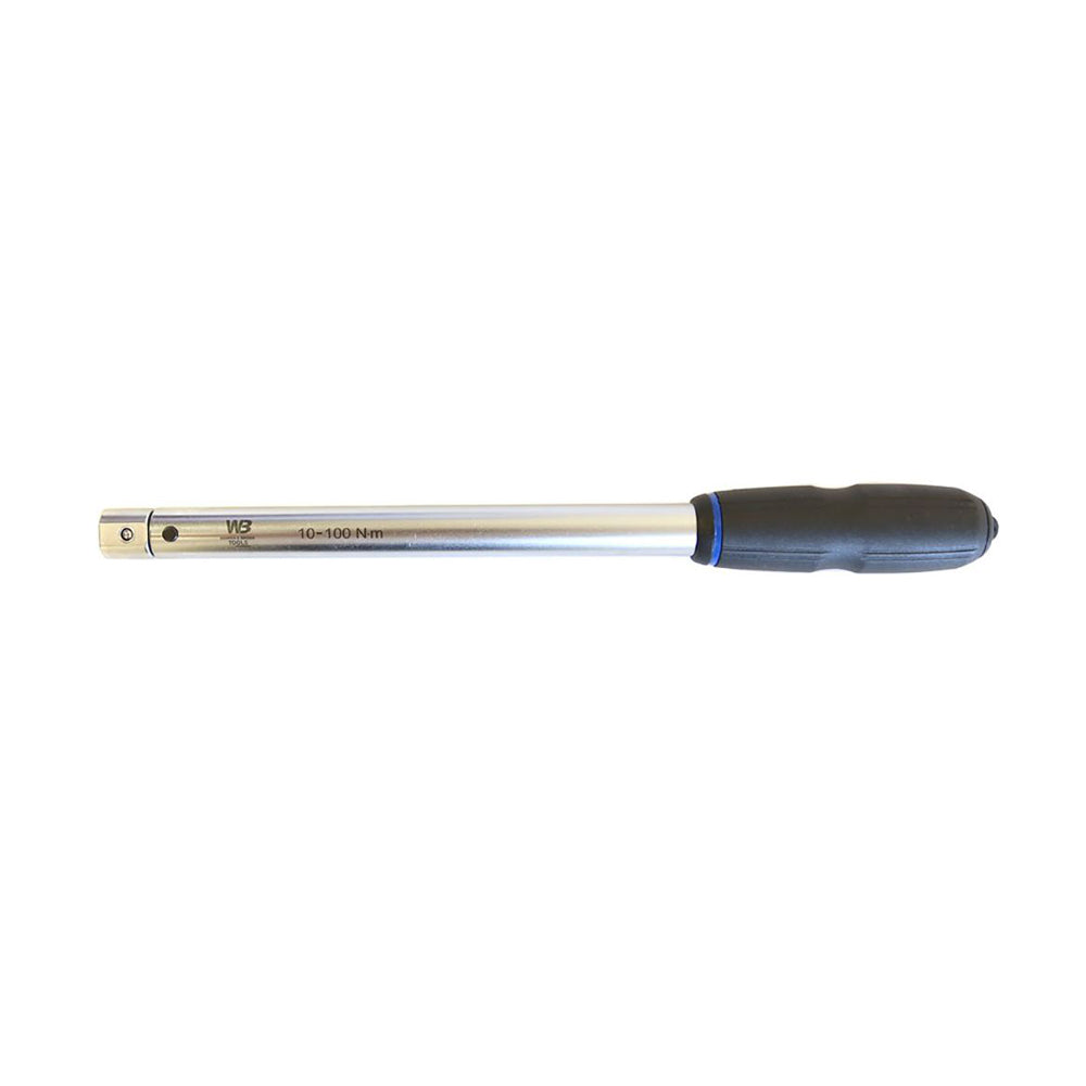 Warren & Brown Interchangeable Head Preset Torque Wrench 9x12mm Drive 10 - 100Nm