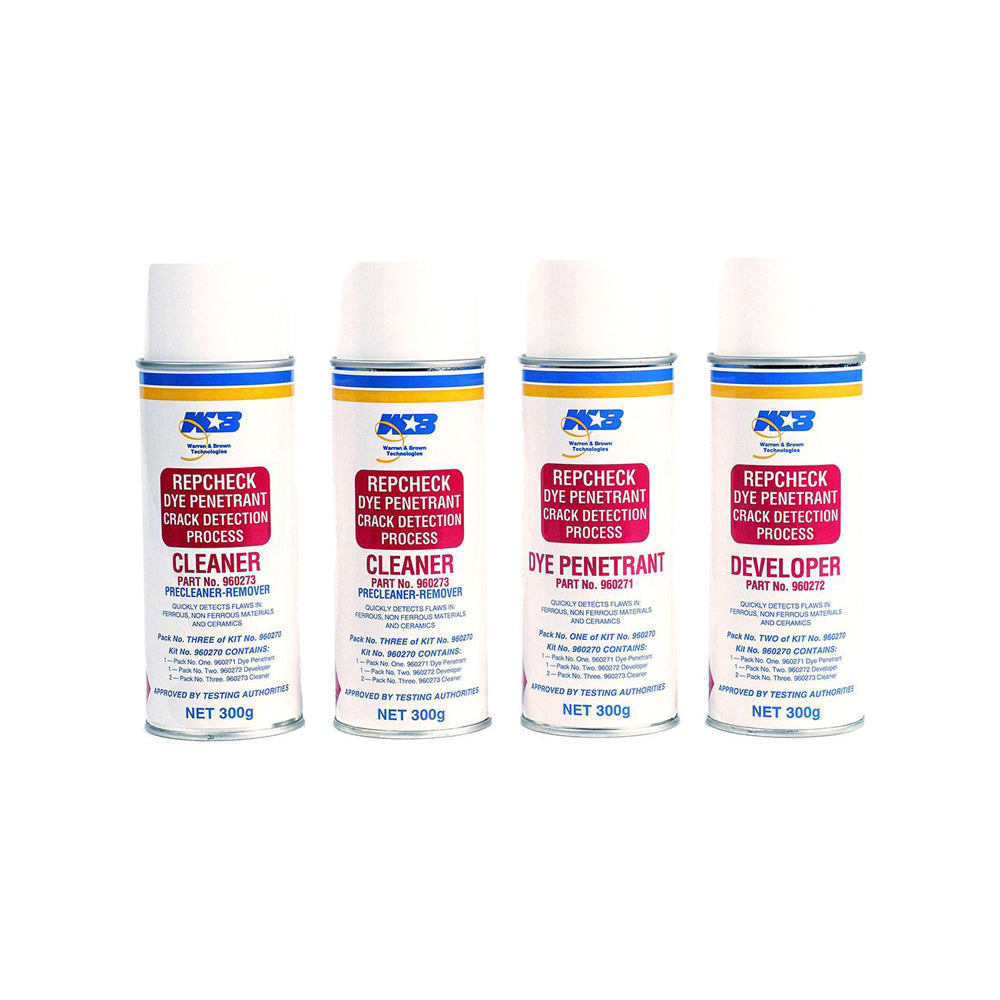 Warren & Brown Crack Detection Kit Applicable To The Aircraft Automotive And Industrial Fields