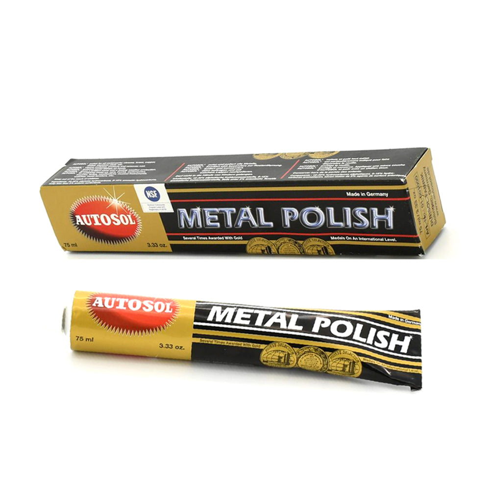 Autosol Metal Polish 75ml Tube-Clean & Polish Metal Made In Germany
