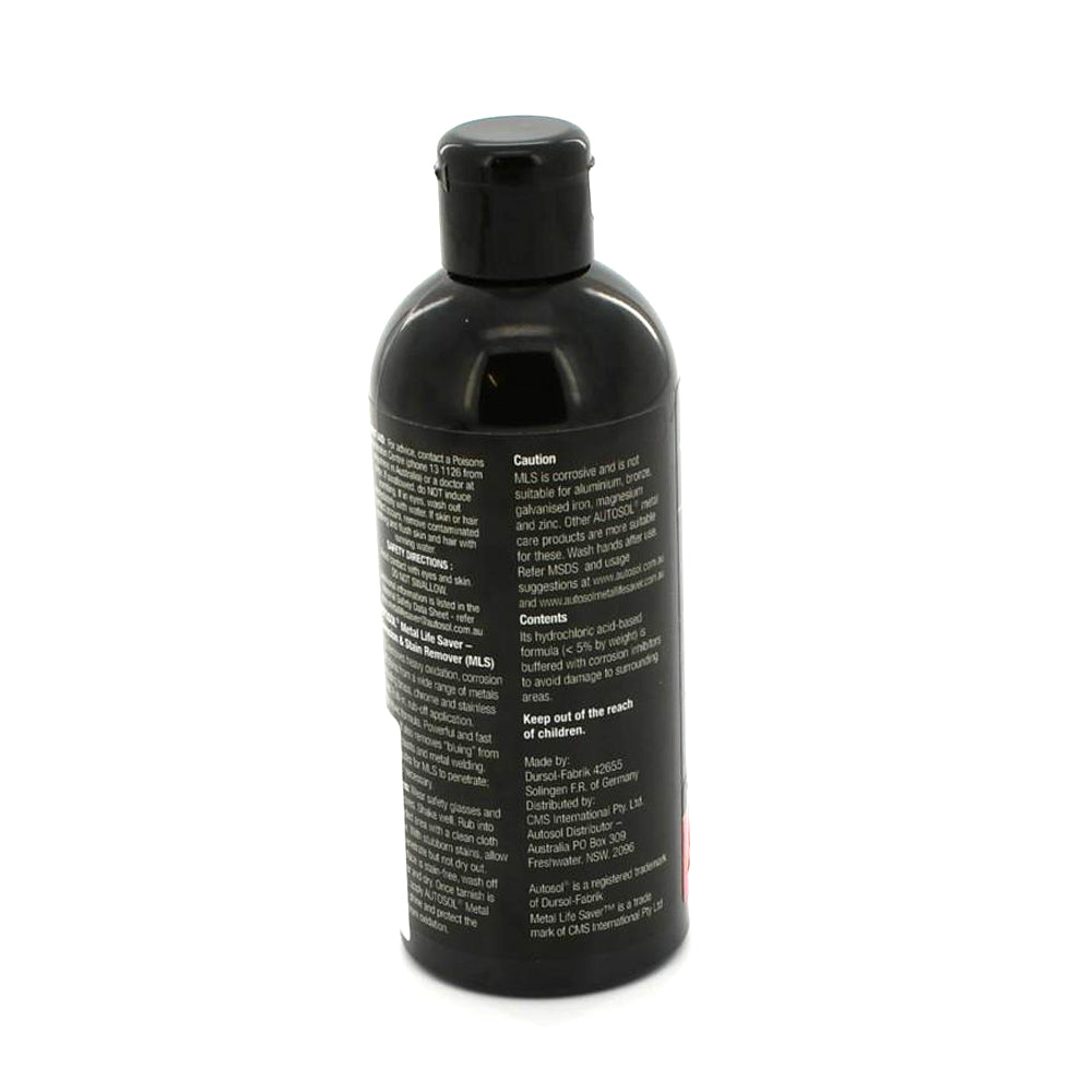 Autosol Metal Life Saver 250ml Removes Blueing & Staining Made In Germany