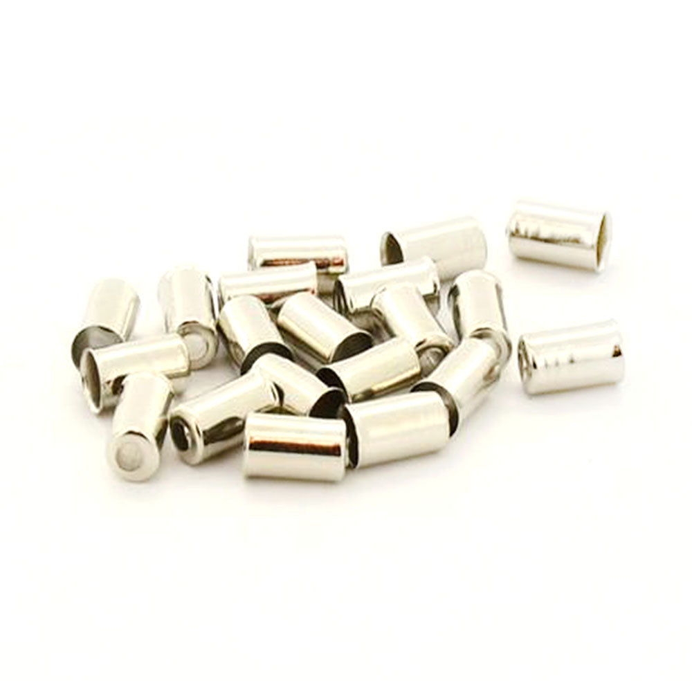 Motorbike Universal Silver Genuine Cable End Ferrules Suit 5.5mm Oil & Throttle