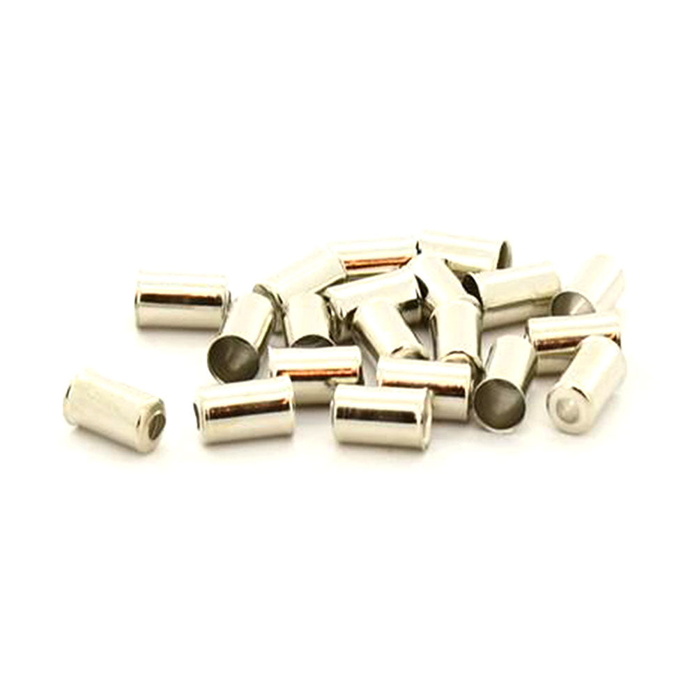 Motorbike Universal Silver Genuine Cable End Ferrules Suit 5.5mm Oil & Throttle