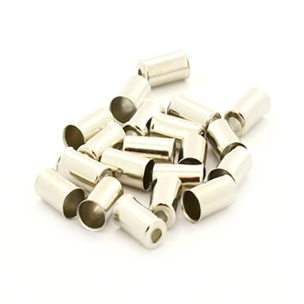 Motorbike Universal Silver Genuine Cable End Ferrules Suit 5.5mm Oil & Throttle