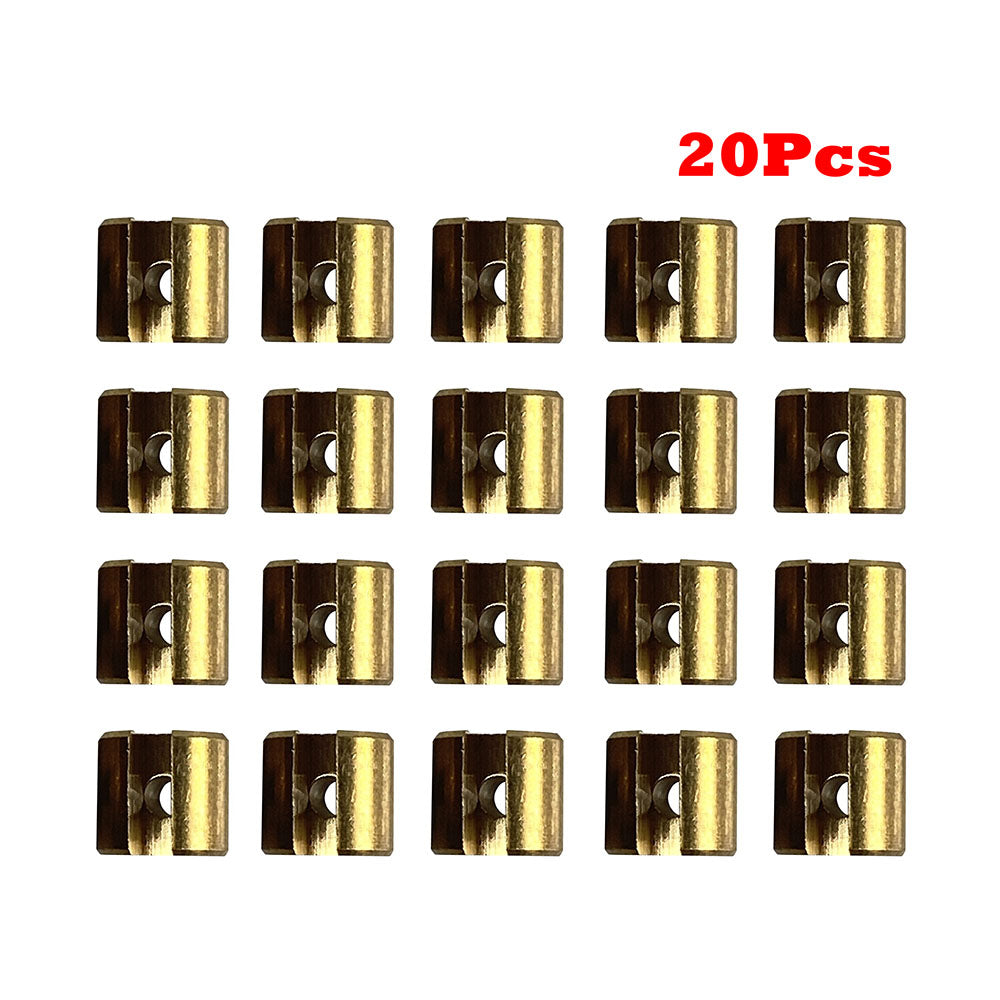 20pcs Universal Motorcycle Cable Ends Throttle Nipples Solder Type 5.5 x 6mm