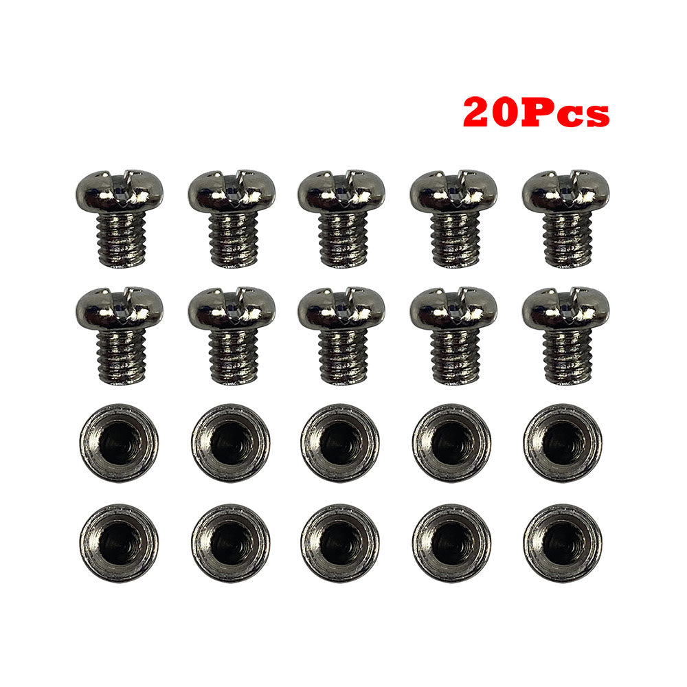 Universal 10sets Motorcycle Non Solder Type Cable Nipples With Screws 9 x 8mm