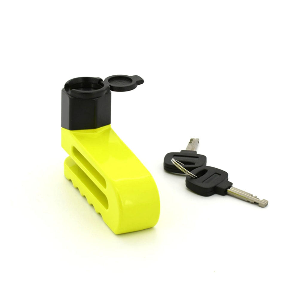 Universal Motorcycle Security Brake Disc Large Size Wheel Lock 10mm Pin 2 Keys