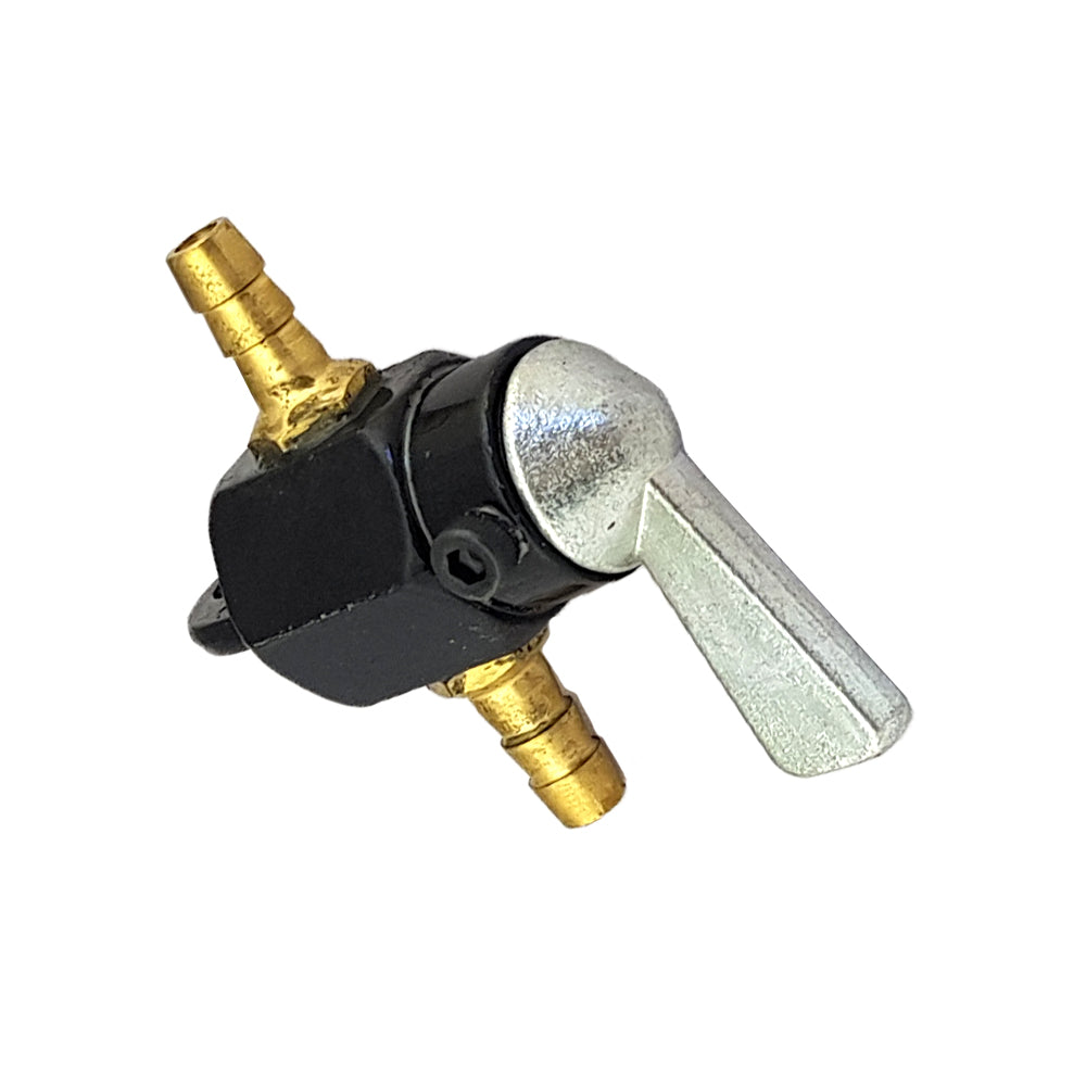 Motorcycle Fuel Tap In Line On/Off W/Mount 6mm Fit Yamaha Suzuki Kawasaki Honda