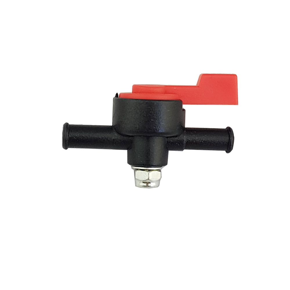 Motorcycle Fuel Tap In Line On/Off 6mm Black Fit Yamaha Suzuki Kawasaki Honda