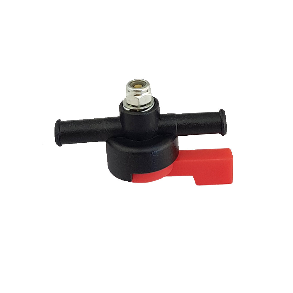 Motorcycle Fuel Tap In Line On/Off 6mm Black Fit Yamaha Suzuki Kawasaki Honda