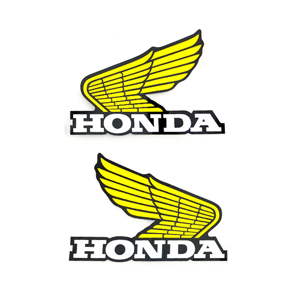 For Small Honda Wings Motorbike Sticker Decals CR MR MT SL TL XL XR Pair