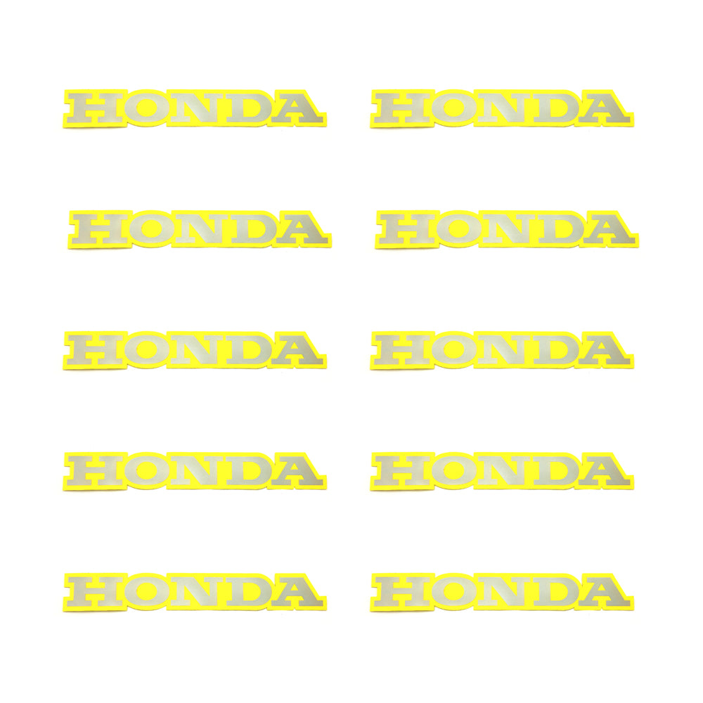 10 Pcs For Honda Silver Swingarm Sticker Motorbike Dirt Bike Sticker Decals Au Stock