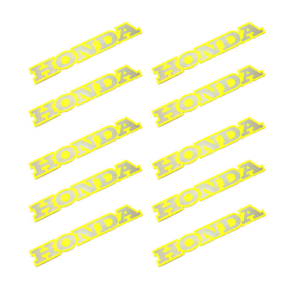 10 Pcs For Honda Silver Swingarm Sticker Motorbike Dirt Bike Sticker Decals Au Stock