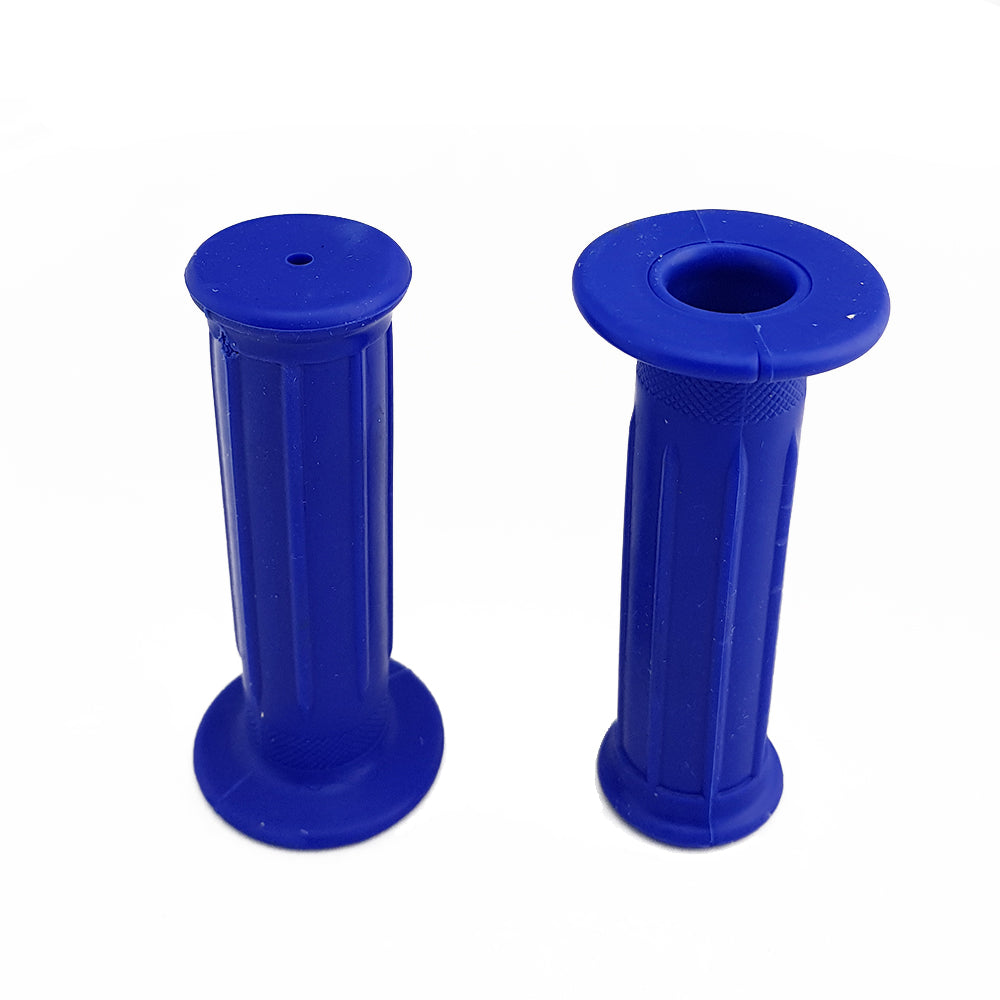 Blue Motorcycle R/L Hand Grips Fit Honda QR50-All Models Yamaha TTR50-All Models Suzuki R50-All Models