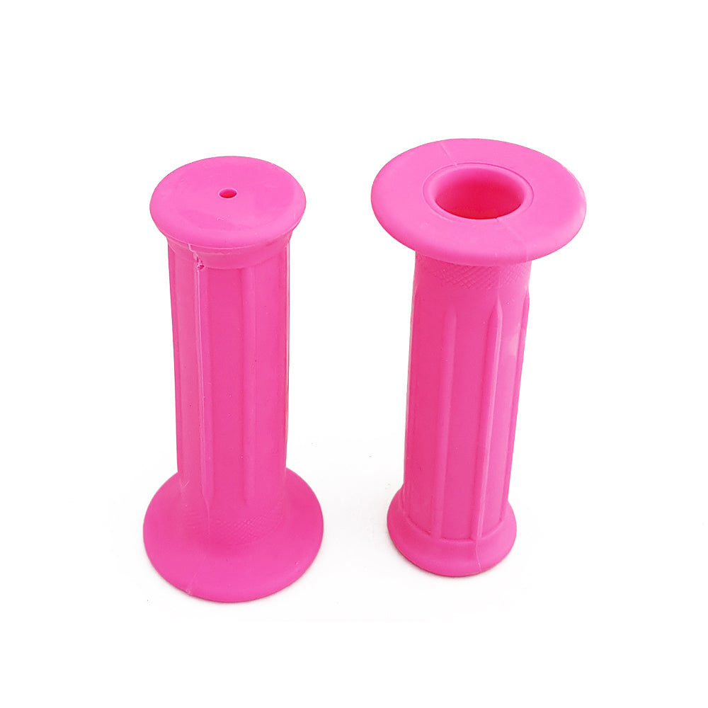 Pink Motorcycle R/L Hand Grips Fit Yamaha PW50 TTR50 Honda QR50 Suzuki JR50 All Models