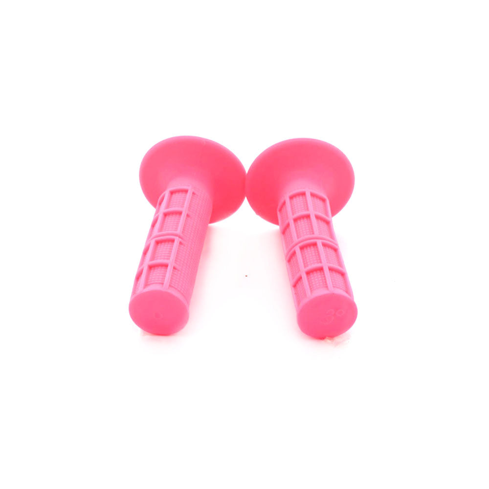 Pair Mx Style Hand Grip Pink Fit Honda CRF50F Yamaha TTR50E Suzuki RM125 RM250 Models Kawasaki KLX250 KLX300 Models