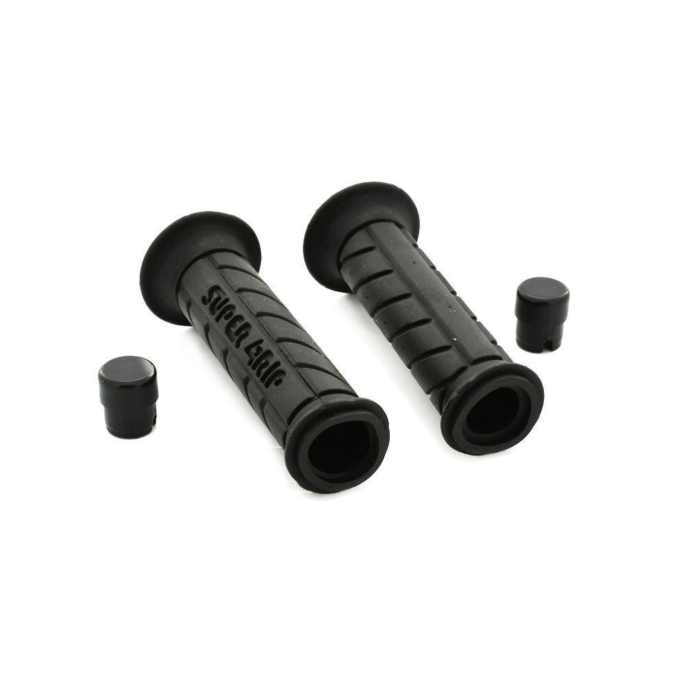 Pair Superbike Handlebar Grip Open End 120mm 7/8 Fit Honda Yamaha Suzuki KTM