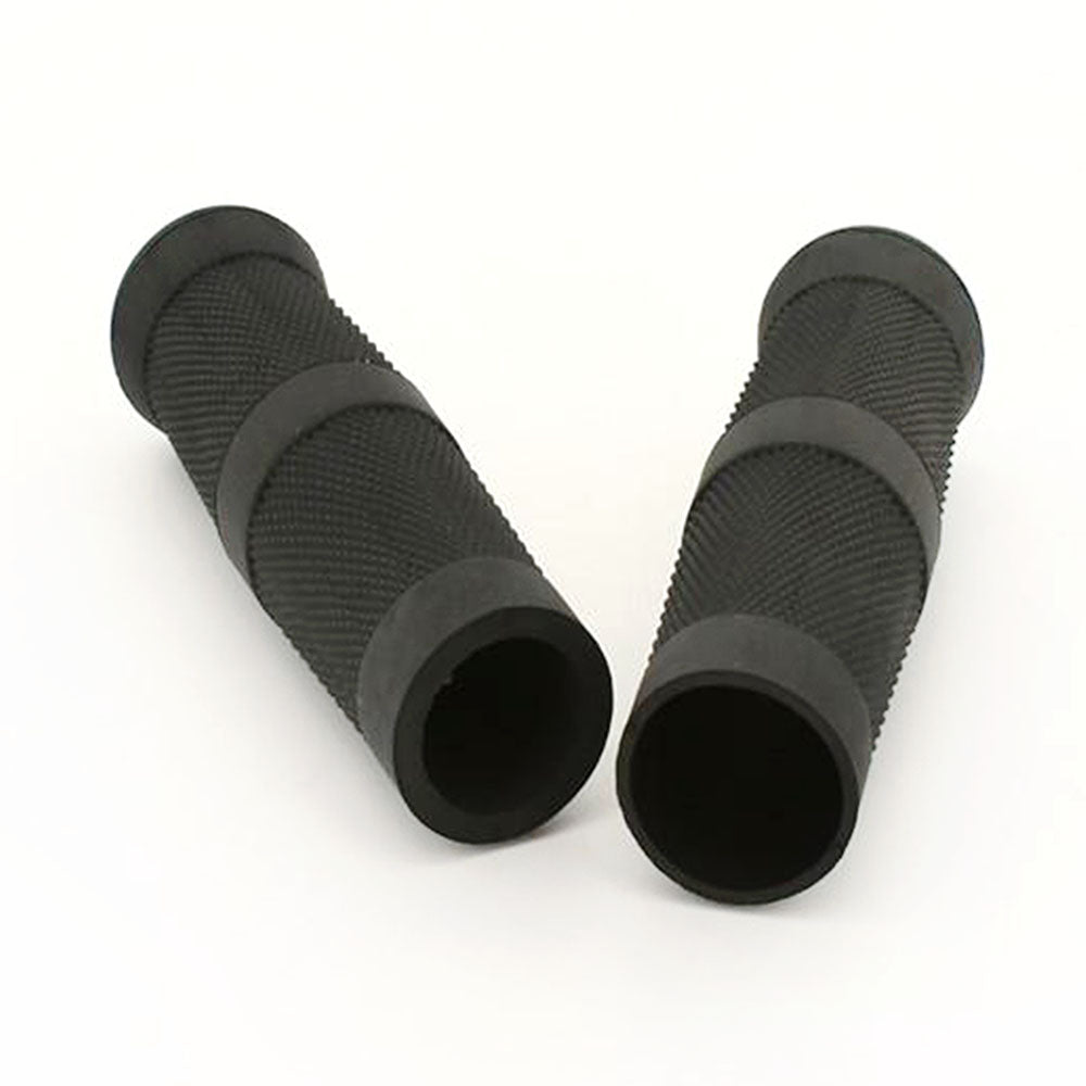 Pair Old School Handle Grips For Harley-Davidson CVO FXR2 FLHX Street Glide FXDF Dyna Fat Bob etc.