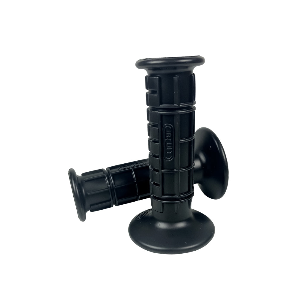 Pair Black Circuit I Hand Grips Breaker WearResistant Waterproof Motorcycle Bike