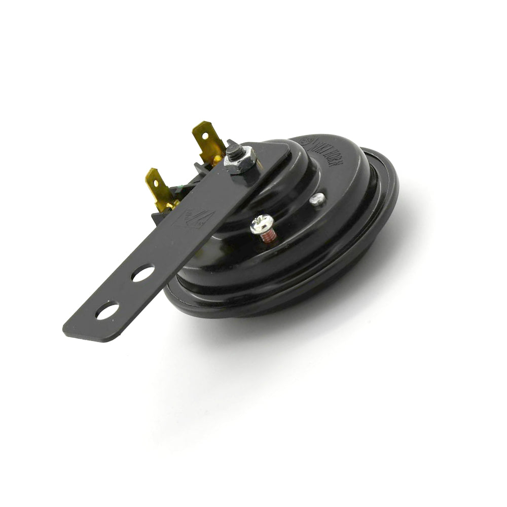 Universal Mini 12 Volt Niki Horn 72mm Black For Yamaha Honda Kawasaki Suzuki