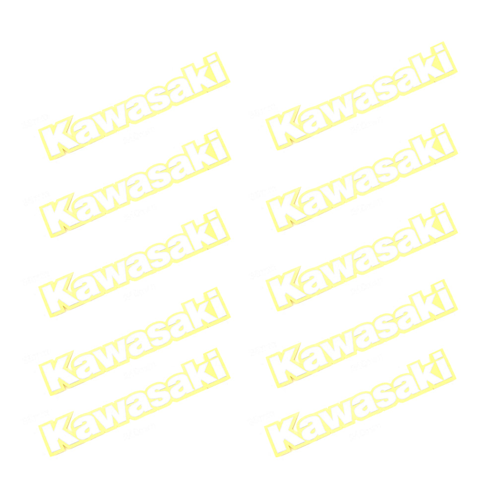10Pcs 240 x 42mm Fit Kawasaki Swingarm Fender Sticker Motorbike Dirt Bike Sticker Decals