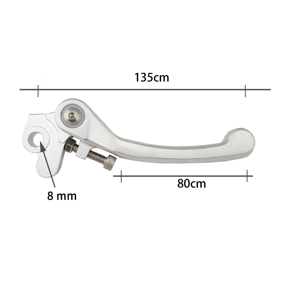 Front Brake Lever CNC Milled Right Hand Fit Kawasaki KLX300R Suzuki DR-Z400E Honda CRF150F Gas-Gas EC125 Beta 250RR 2T