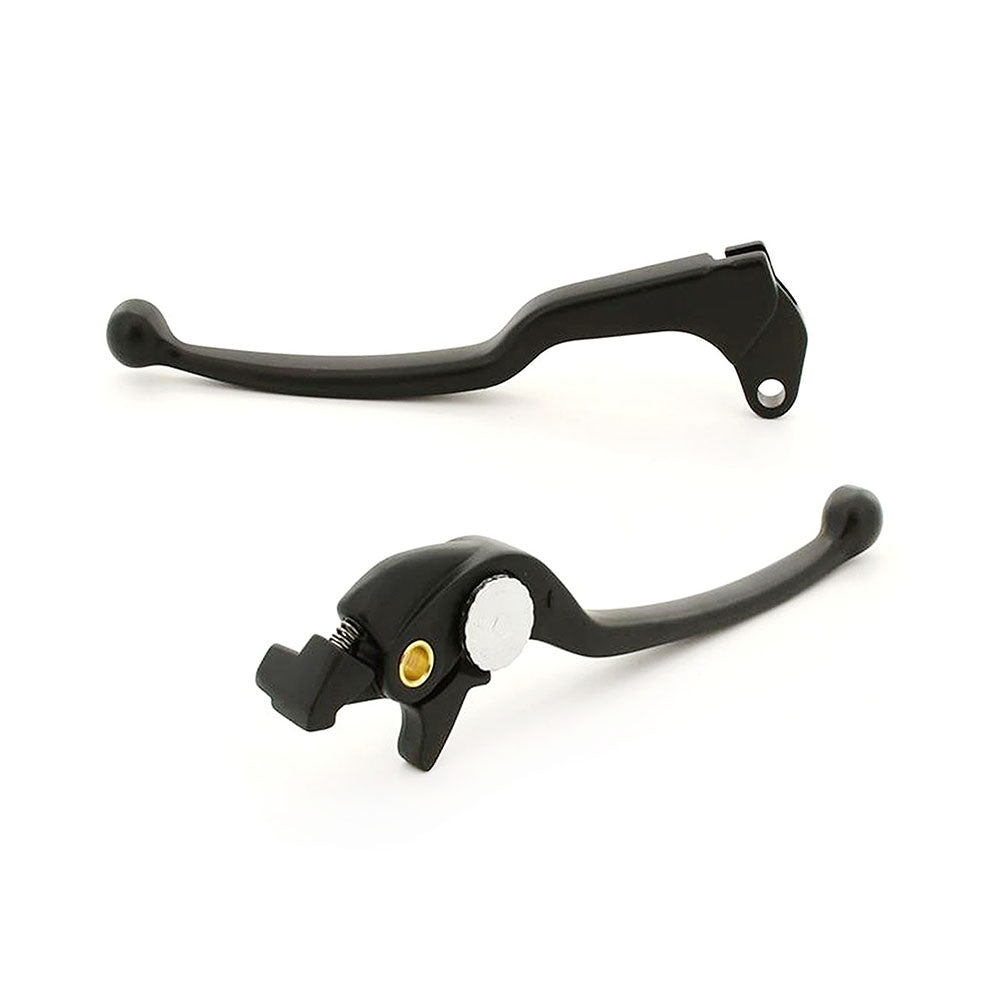 Pair Motorcycle Brake Lever + Clutch Lever Black Fit Suzuki GSX-S750 SV650 GSXS750A GSXS750M etc.