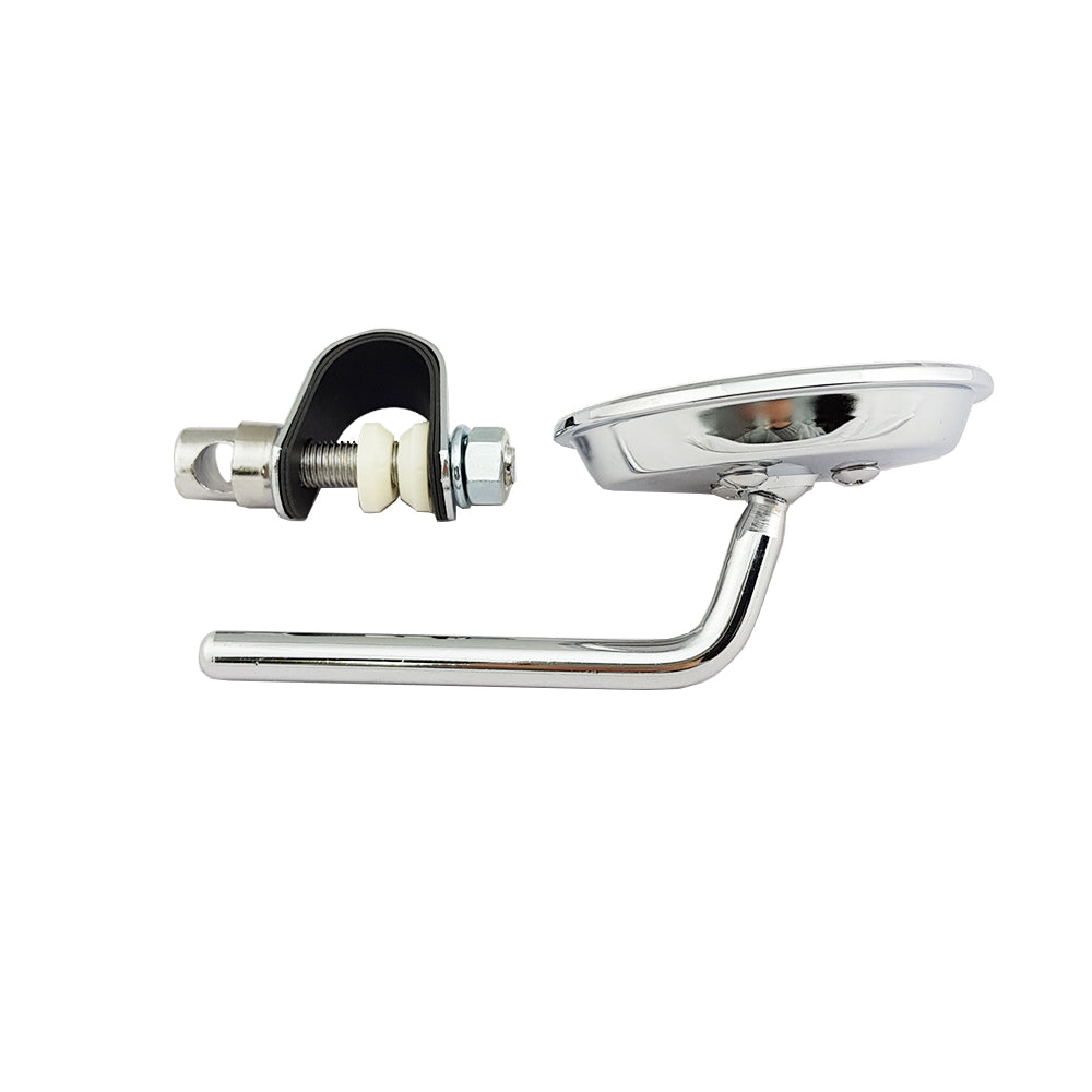 1X Right Or Left Hand Chrome Mirror 10mm Thread Custom Bobber Scrambler