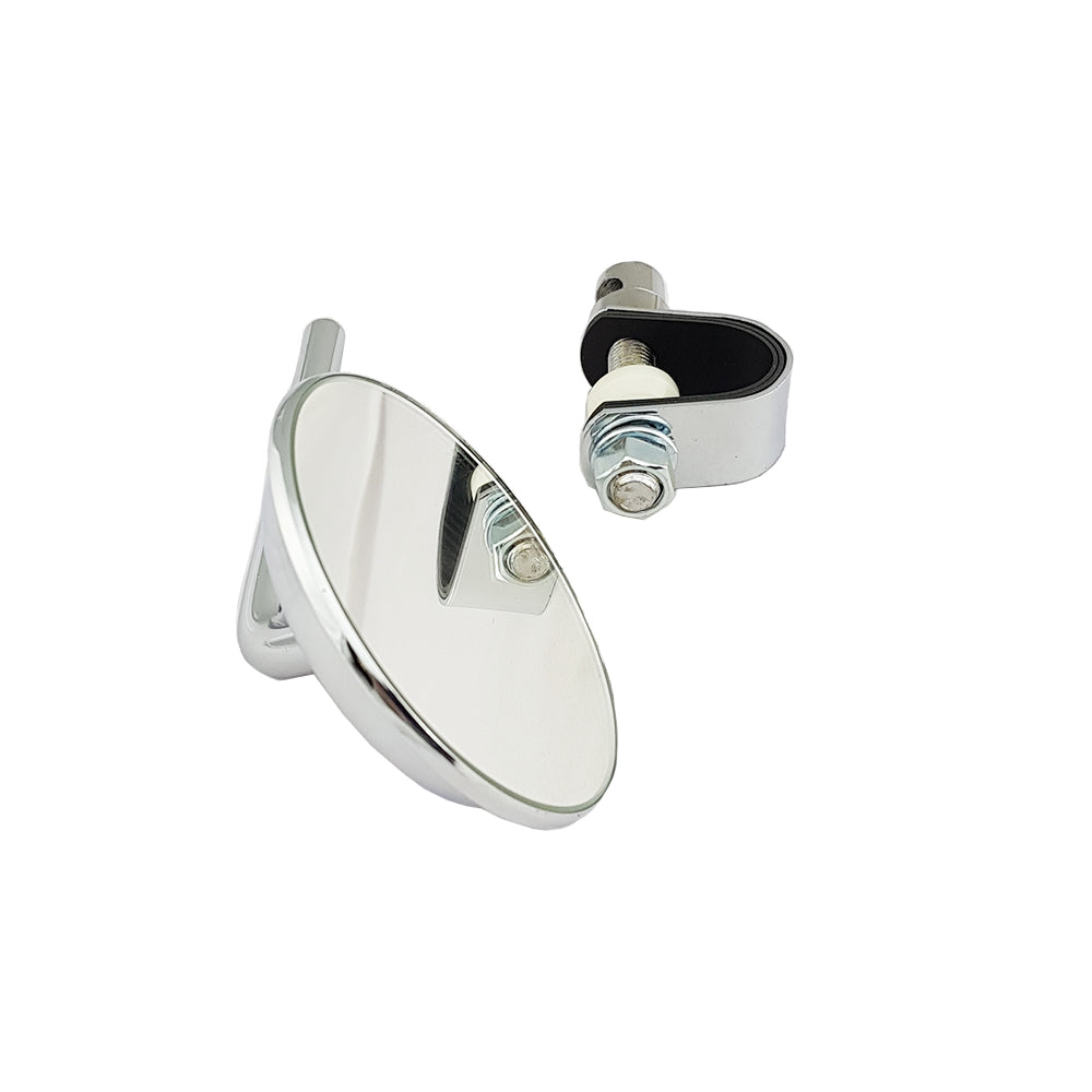 1X Right Or Left Hand Chrome Mirror 10mm Thread Custom Bobber Scrambler