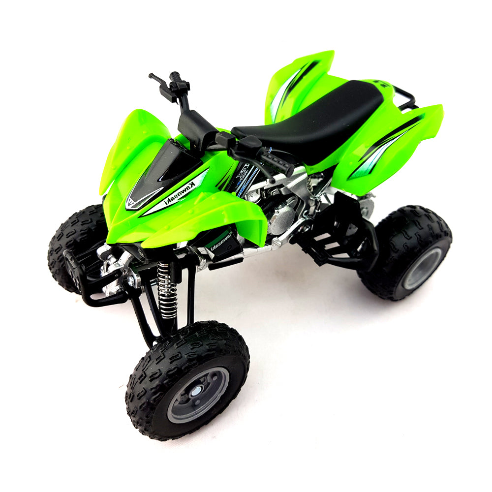 NewRay Licensed 1:12 Scale Kawasaki KFX450R Quad Bike 2012 Diecast Bike Toy