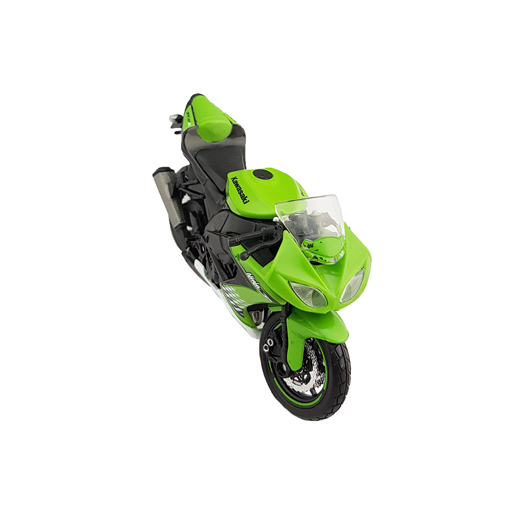 Maisto Licensed 1:18 Scale Kawasaki Ninja ZX-10 R Motorbike Diecast Model