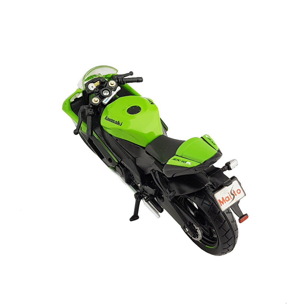 Maisto Licensed 1:18 Scale Kawasaki Ninja ZX-10 R Motorbike Diecast Model