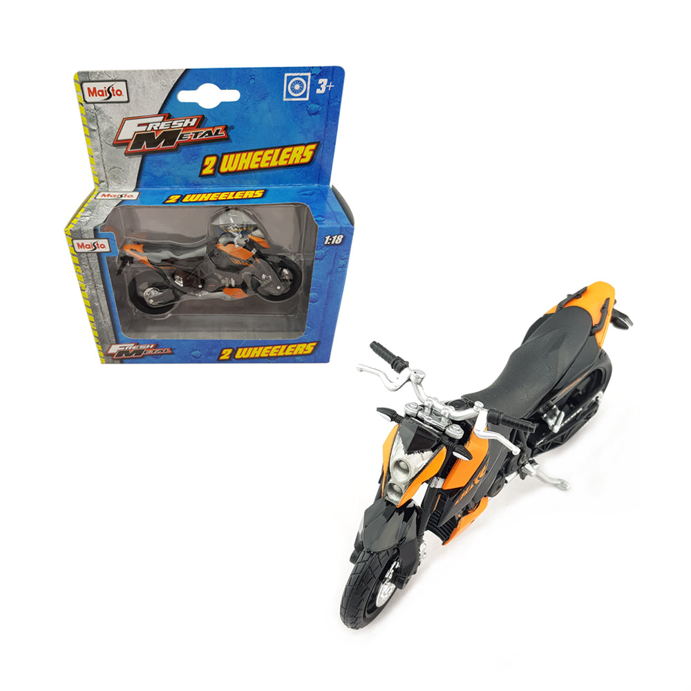 Maisto Licensed 1:18 Scale KTM 690 Duke Motorbike Diecast Model