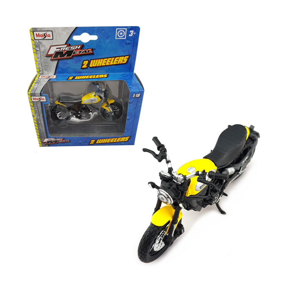 Maisto Licensed 1:18 Scale Ducati Scrambler Motorbike Diecast Model