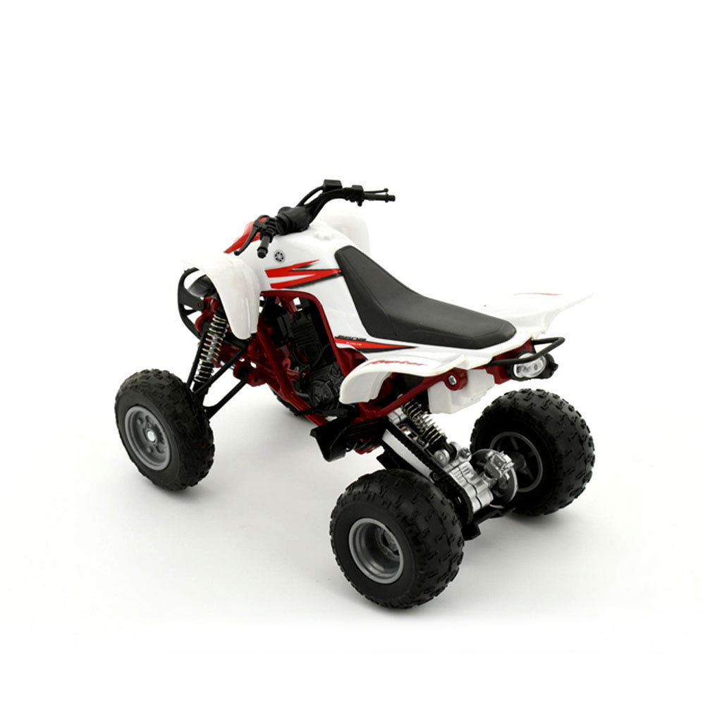 Newray Licensed 1:12 Scale Yamaha Raptor 660R White ATV Model 4 Wheel Model
