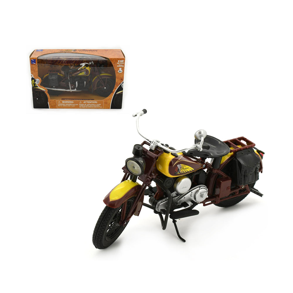 NewRay Licensed 1:12 Scale Indian Sport Scout 1934 Motorcycle Diecast Collection