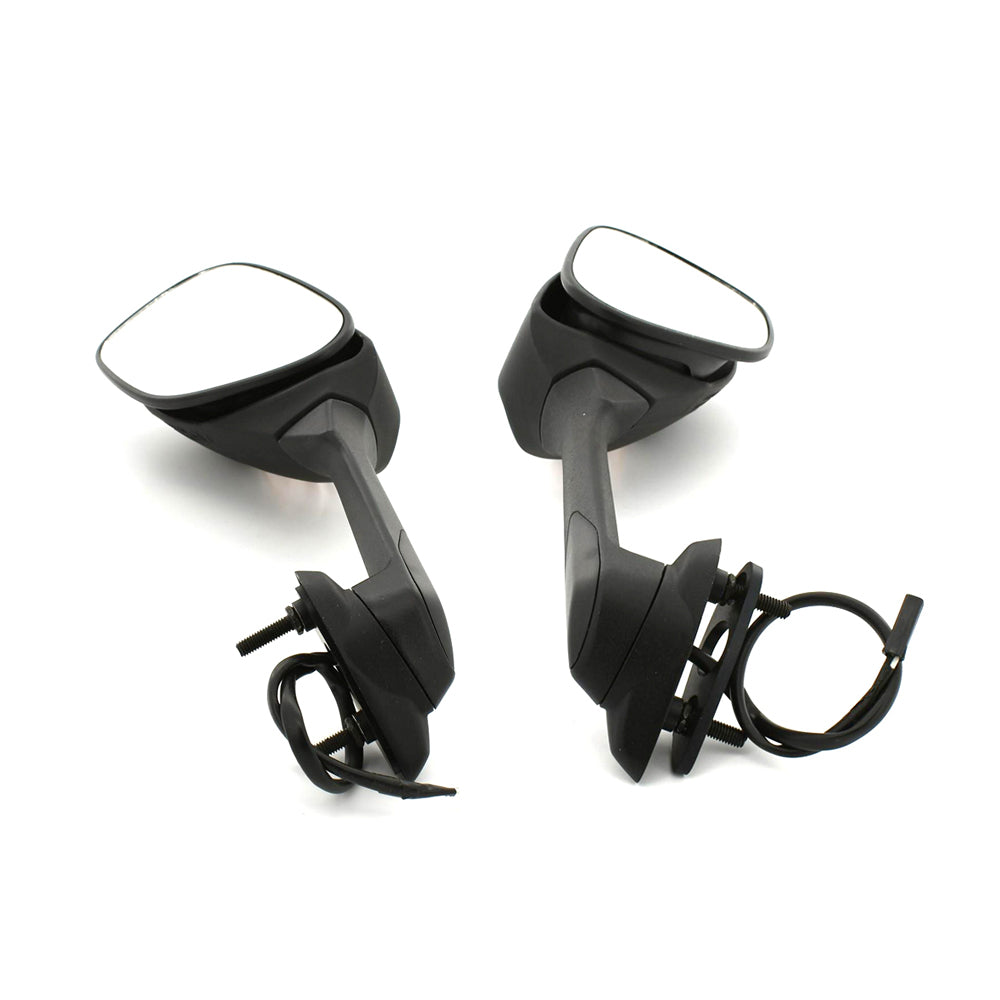 Rear View Mirror With Signal Light Left+Right Hand Fit Suzuki GSX-R1000 GSX-R1000L GSX-R600 GSX-R750